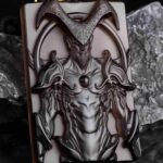 The Patient One Hand Carved Obsidian Necklace