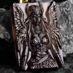 Servitor of the Outer Gods Hand Carved Obsidian Necklace