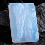 The Buried Giants Hand Carved Blue Chalcedony Necklace