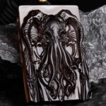 Cthulhu the Great Dreamer Hand Carved Obsidian Necklace
