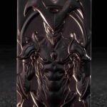 The Patient One Hand Carved Obsidian Necklace