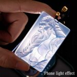 The Buried Giants Hand Carved Blue Chalcedony Necklace
