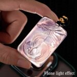 Deep One Hand Carved Purple Agate Necklace