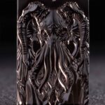 Cthulhu the Great Dreamer Hand Carved Obsidian Necklace