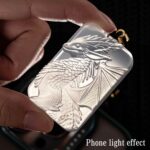The Star-Swift Hand Carved White Agate Necklace