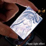 God of Venomous Wrath Hand Carved Blue Chalcedony Necklace