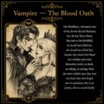 Vampire Blood Oath Couple Necklaces Hand Carved Obsidian Set