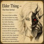 Elder Thing Hand Carved White Agate Necklace