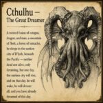 Cthulhu the Great Dreamer Hand Carved Obsidian Necklace