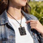Servitor of the Outer Gods Hand Carved Obsidian Necklace