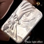 Virgo Zodiac Hand Carved White Agate Necklace