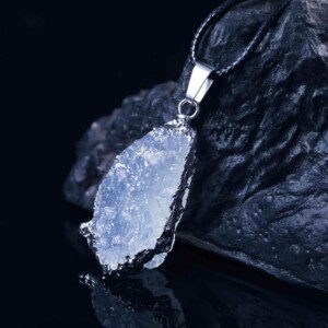 Raw Aquamarine Necklace